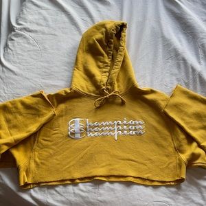 Cropped champion hoodie